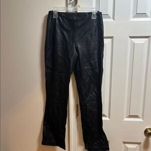 Pelle Studio Black Leather Trousers
